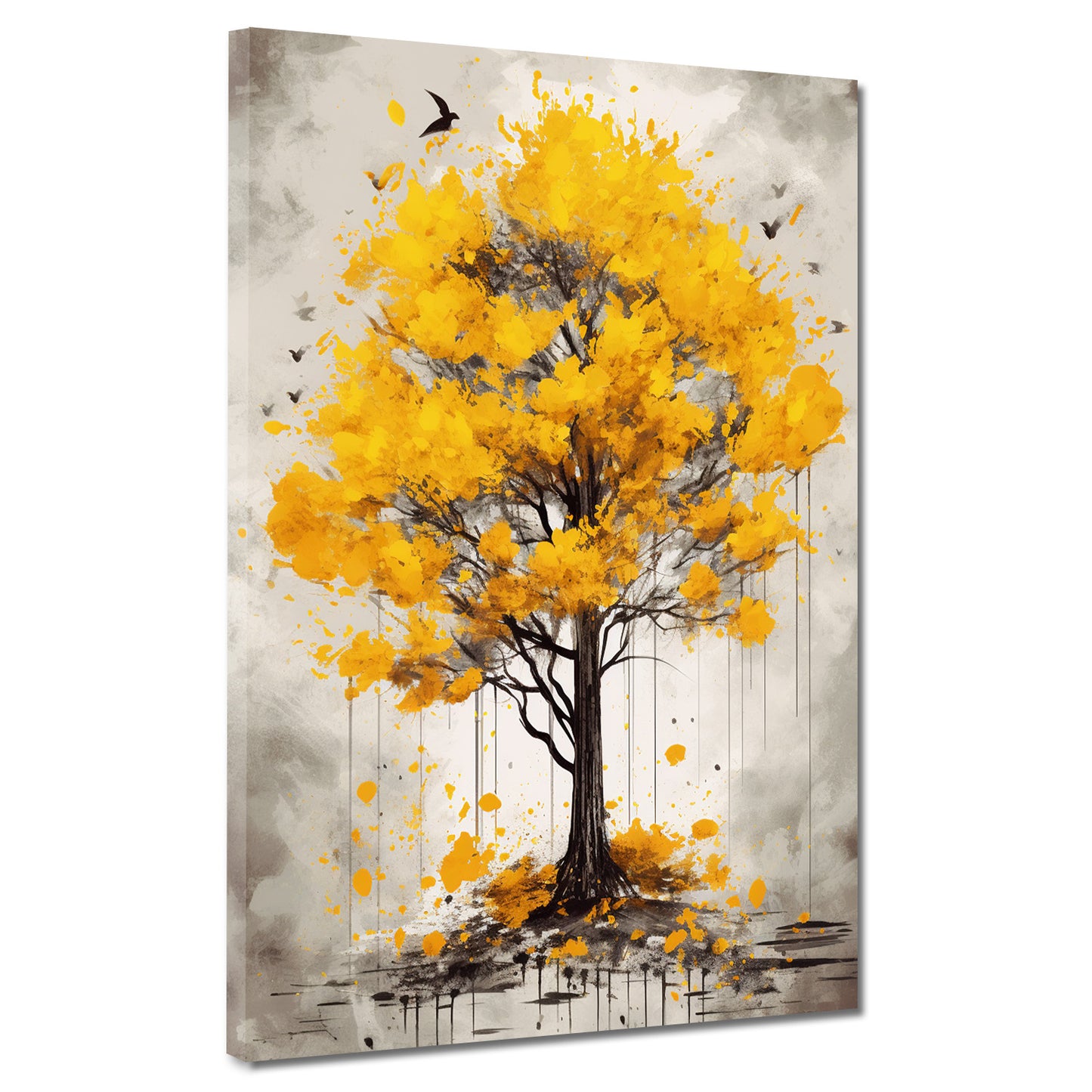 Wandbild Baum im Herbst Natur modern Farbenspiel