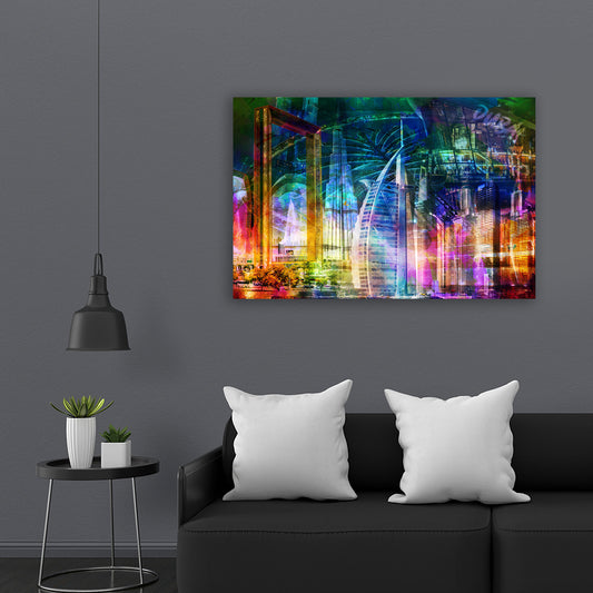 Dubai Pop Art Wandbild
