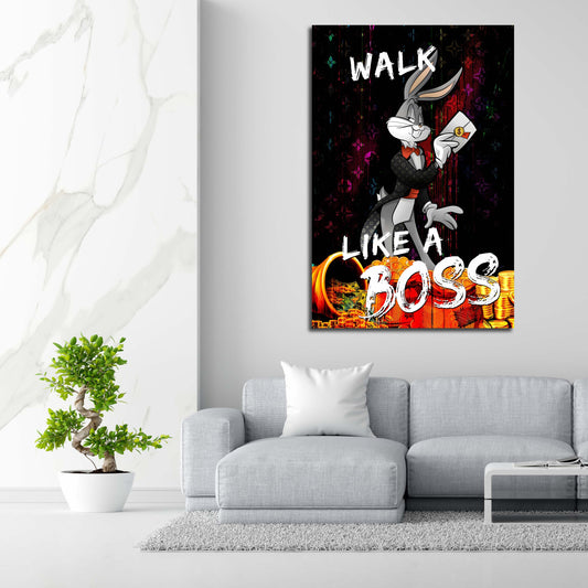 Bunny Pop Art Kunstwerk Wandbild