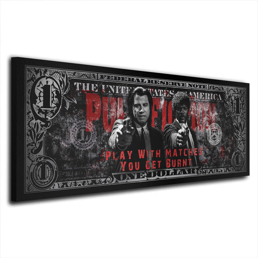 Dollar Zitat Pulp Fiction Wandbild
