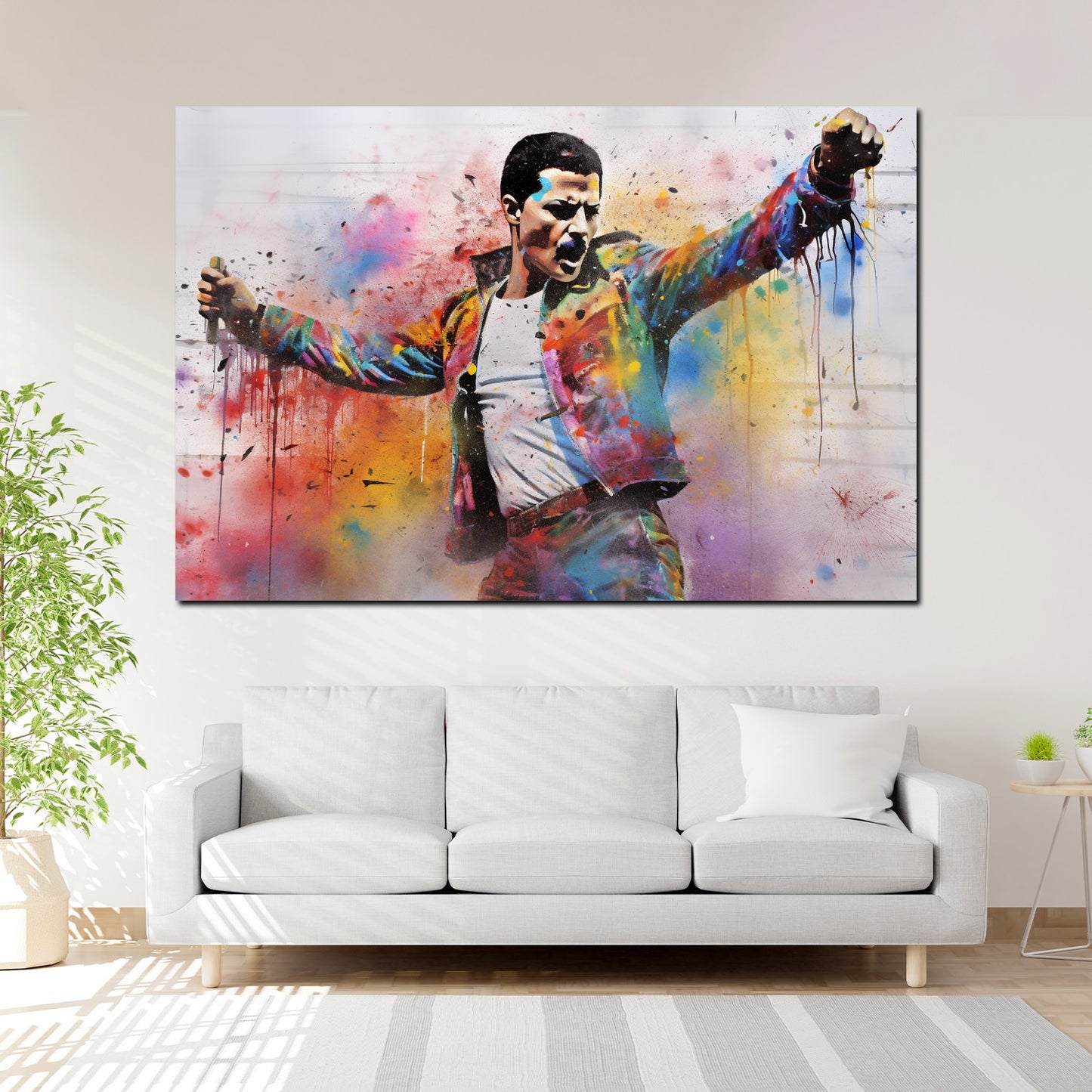 Mercury Abstract Pop Art Style Wandbild