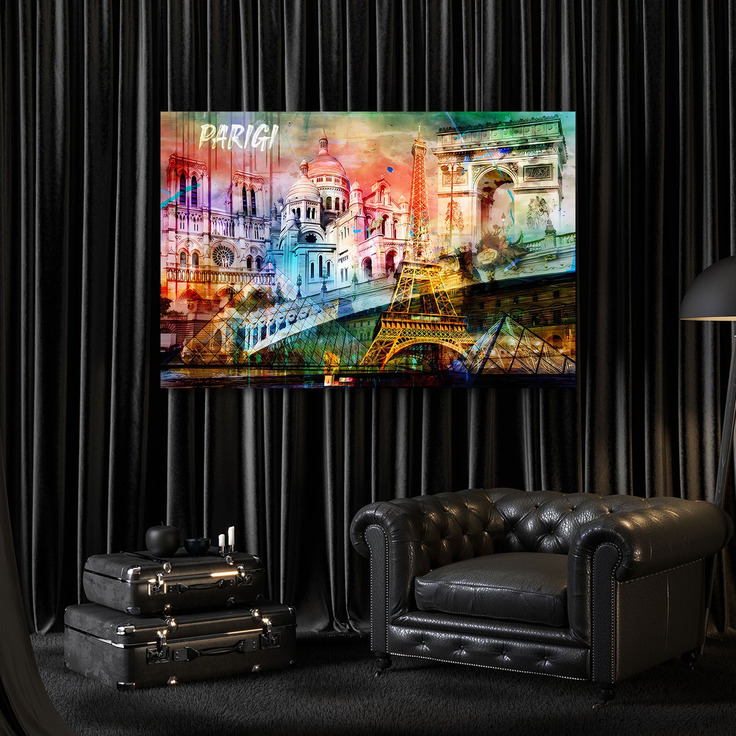 Frankreich Paris Bauwerke Highlights Wandbild