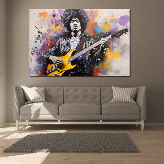 Pop Art Hendrix Legacy Wandbild