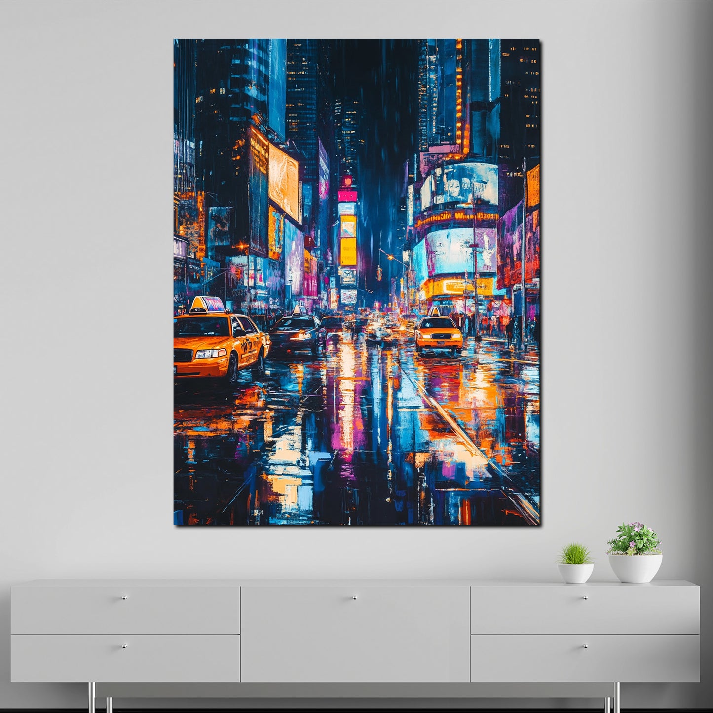 Wandbild Städte New York Times Square bei Nacht