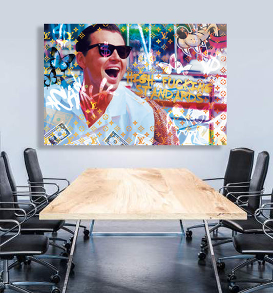 Wandbild Wolf of Wall Street