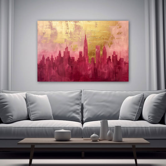 New York Skyline Wandbild im Wohnzimmer