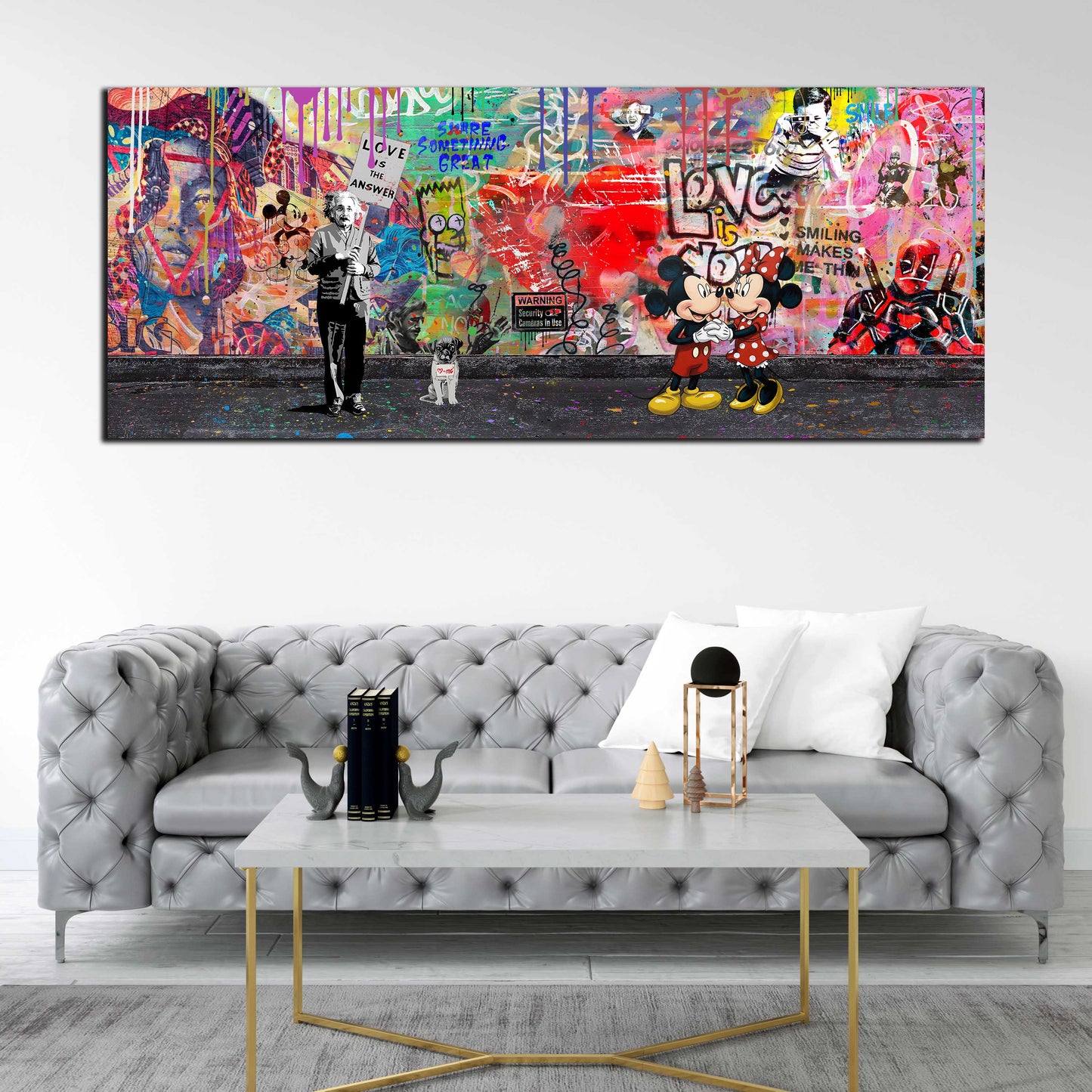 Albert Street Art Maus Style Wandbild