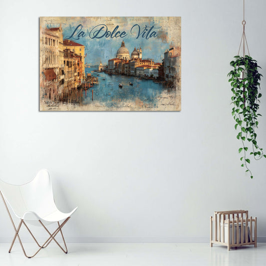 Venedig Italien La Dolce Vita Gondel Kunst Wandbild
