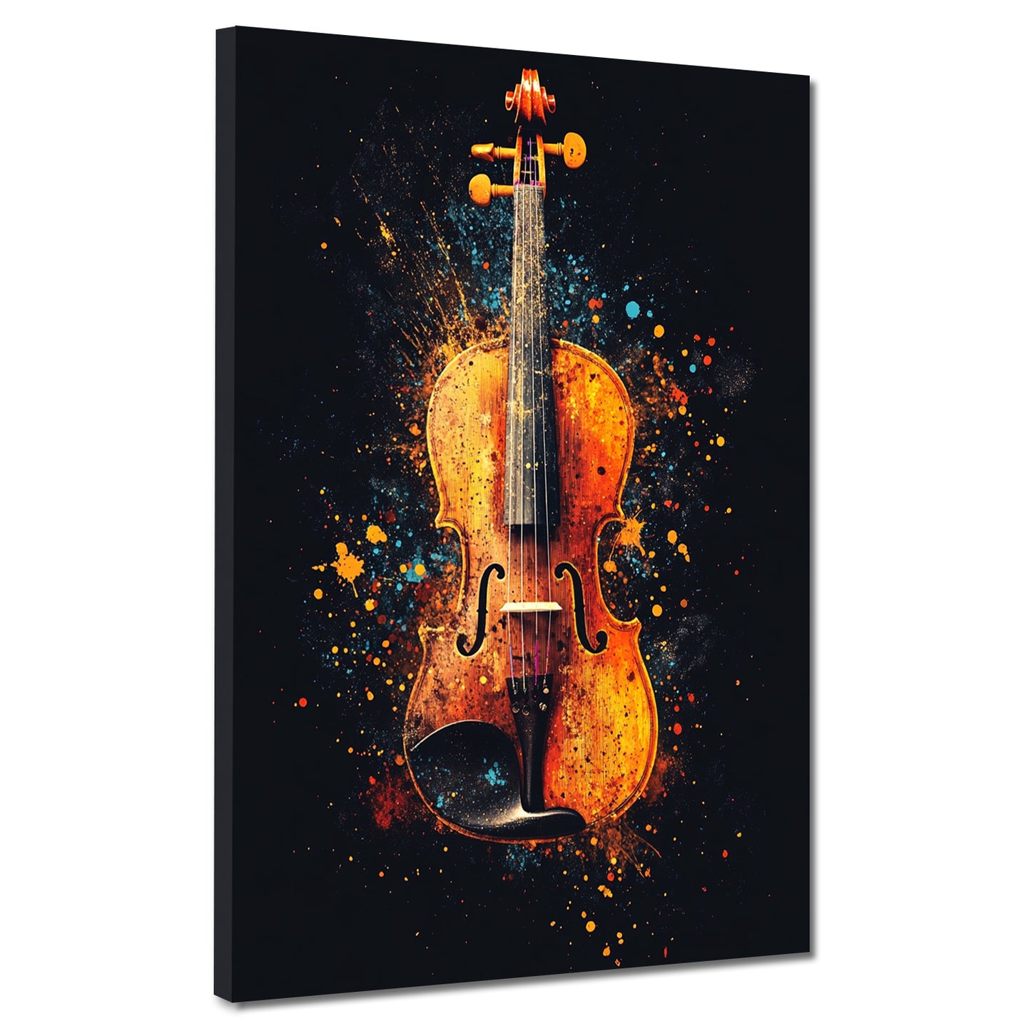 Violine Pop Art modernes Design Wandbild