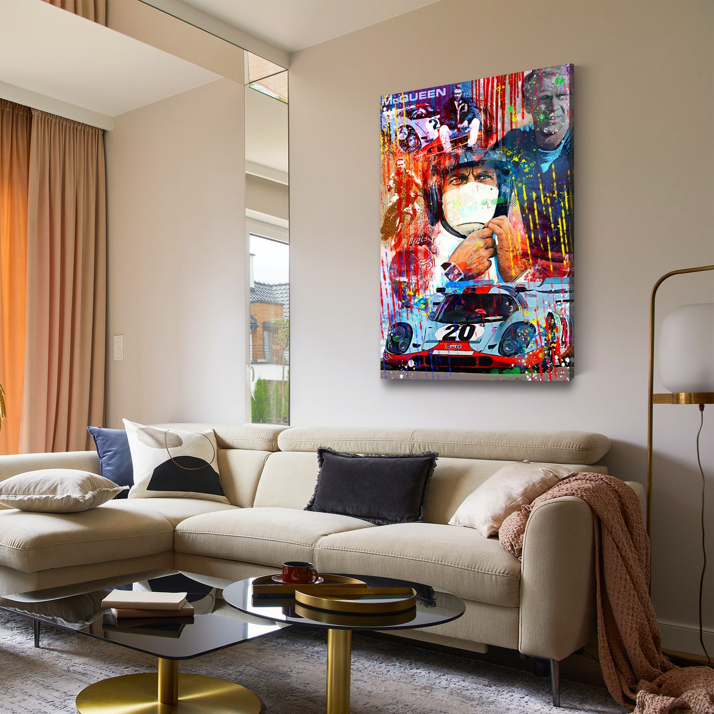 Wandbild Pop Art McQueen Style
