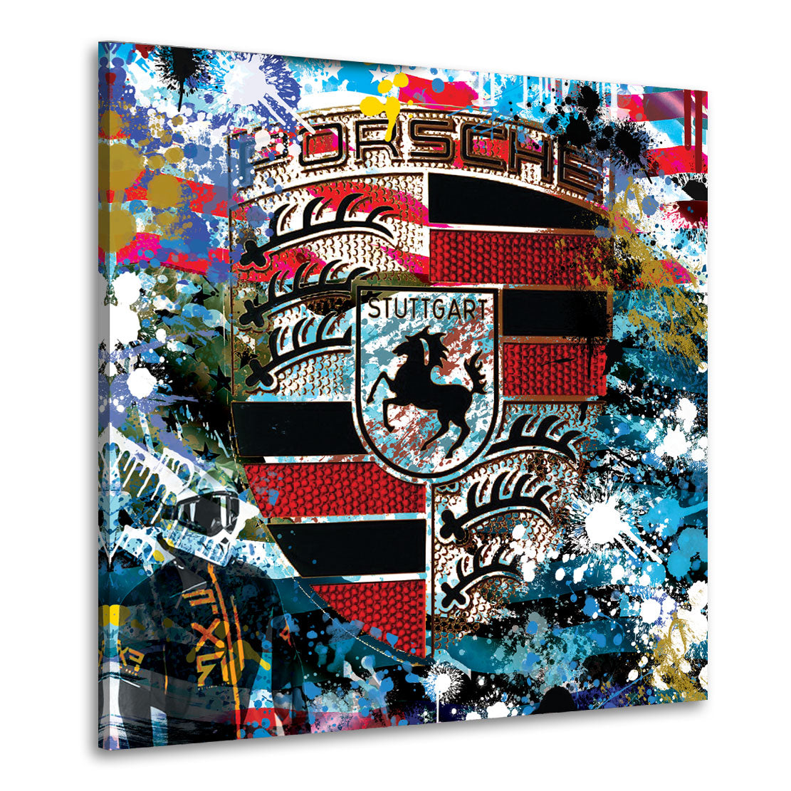 Wandbild Leinwandbild Porsche Pop Art Abstract moderne Kunst