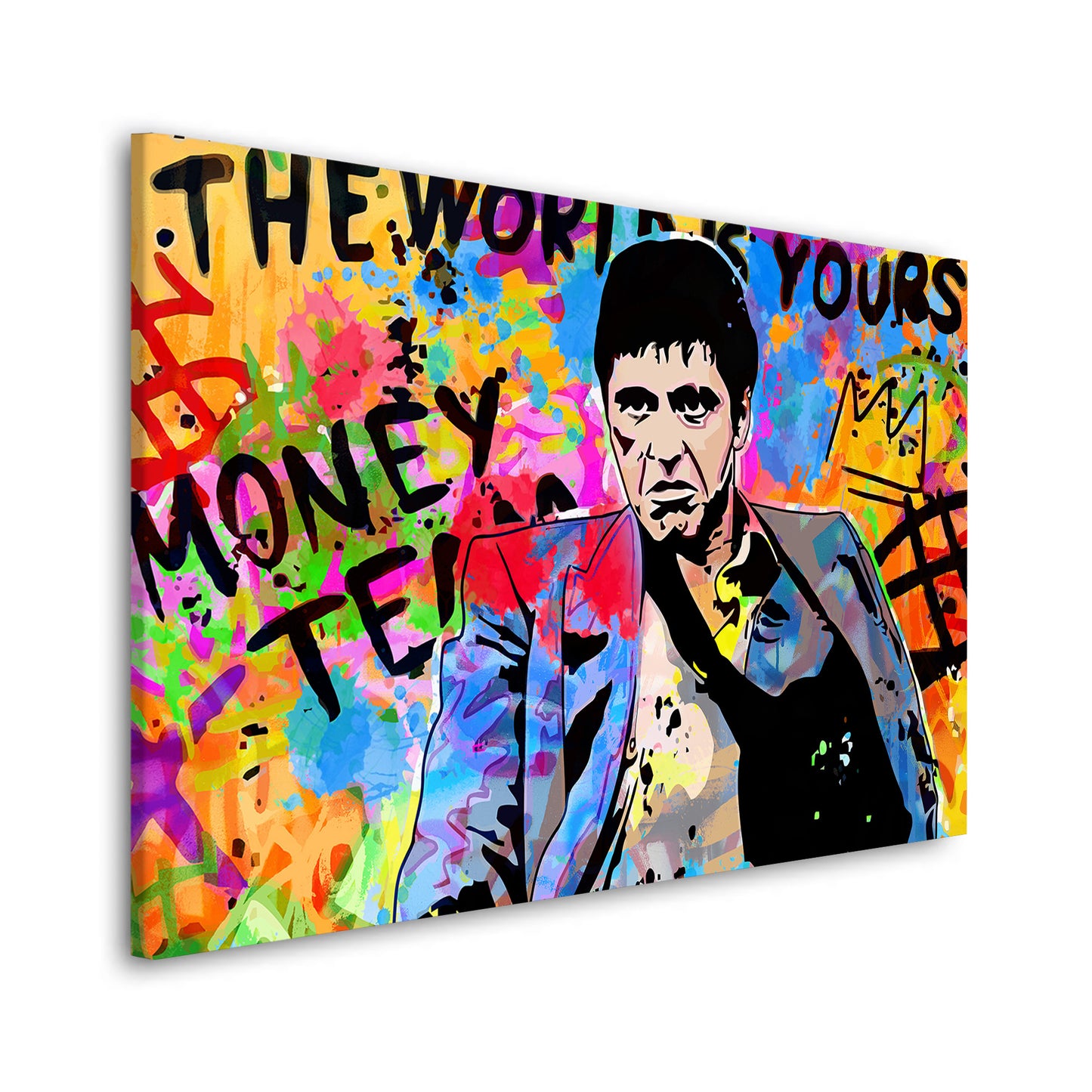 Pop Art Kultfilm Scar Face Montana Wandbild