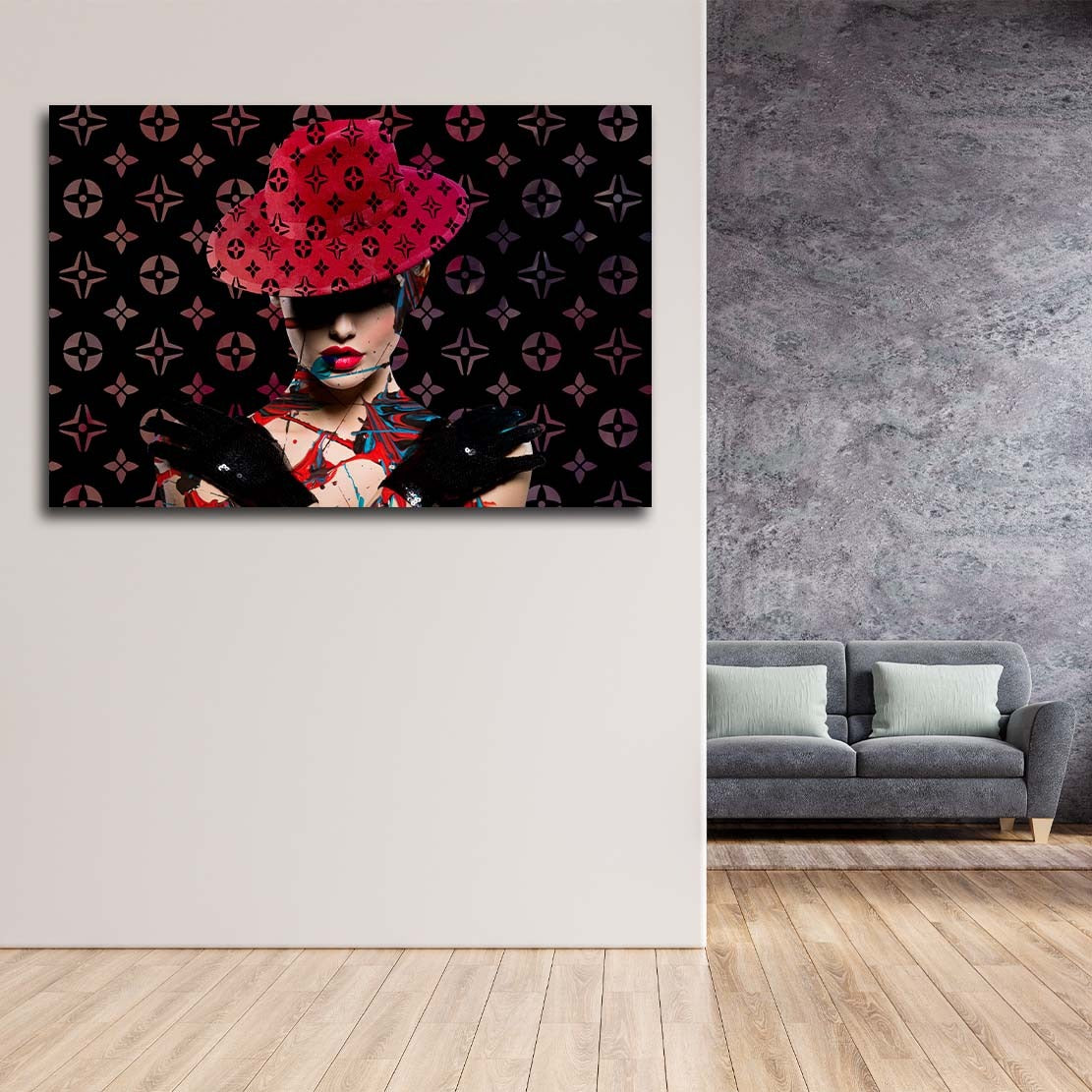 Wandbild modern Frau Abstract Women Style