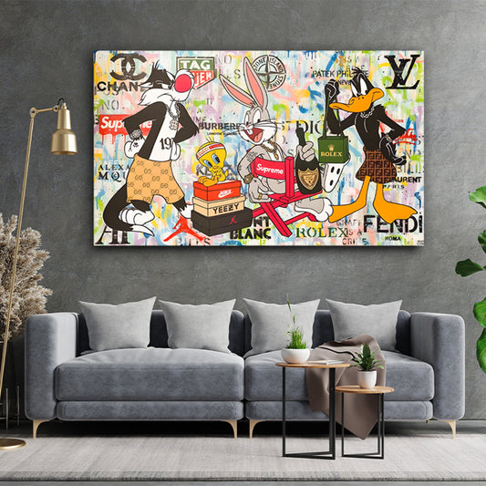 Luxury Pop Art Comic Wandbild Kunstdruck