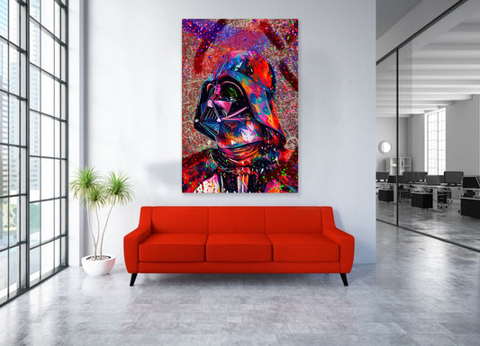 Wandbild Darth Pop Art Abstract Style