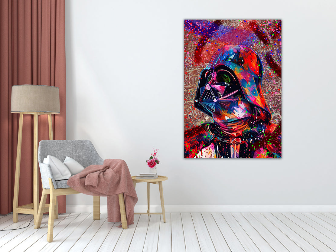 Wandbild Darth Pop Art Abstract Style