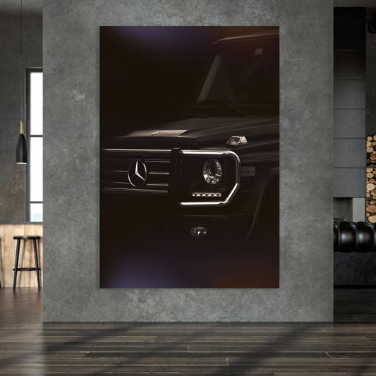 Auto Sportwagen G 63 Black Style Wandbild Leinwandbild