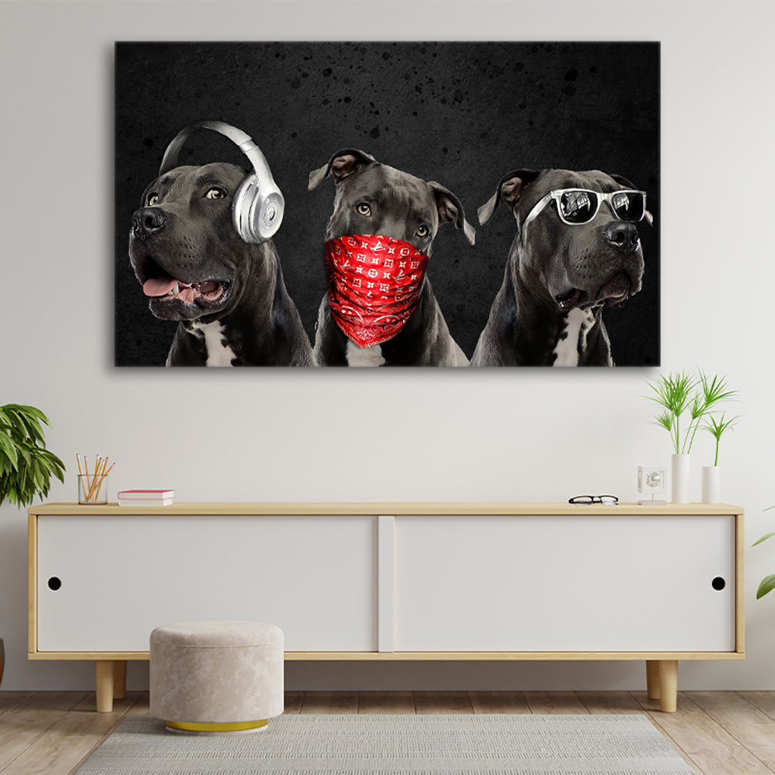 Hunde Wandbilder – Treue Begleiter als ausdrucksstarke Wandkunst