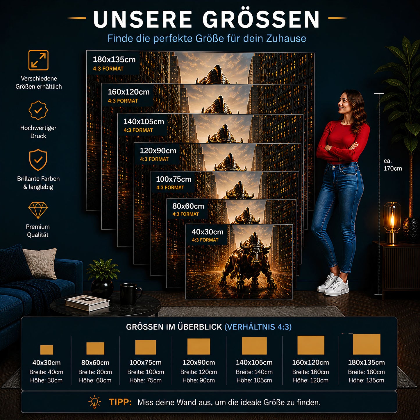 Wandbild Zitat Basketball Motivation