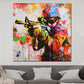 Wandbild Abstract Splash One Shot Soldat Pop Art