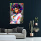 Wandbild African Lady Pop Art