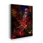 Jordan Style Wandbild Basketball im Sprung in dynamischen Farben