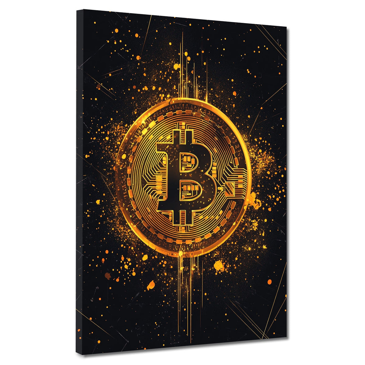 Bitcoin Pop Art – Wandbild