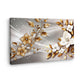 Wandbild Blumen Gold Style