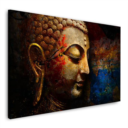 Wandbild Buddha Dark Style