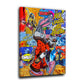 Wandbild Comic Bunny im Pop Art Style