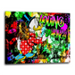 Wandbild Comic Dagobert Loving Money