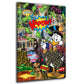 Wandbild Comic Duck Geldregen Kapow!