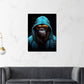 Wandbild Cool Gorilla mit Hoodie