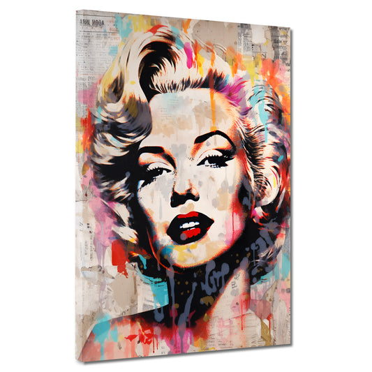 Wandbild Cool Marilyn News Style