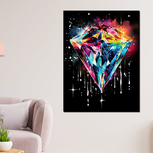 Wandbild Diamant Pop Art Style