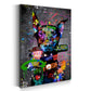 Dobermann im Graffiti-Stil – Wandbild
