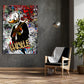 Wandbild Duck Gangster Pop Art Style