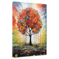 Leuchtender Herbstbaum – Wandbild