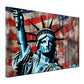 Wandbild Freiheitsstatue Pop Art USA