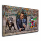 Wandbild Harvey Style Pop Art Comic Geld Erfolg Motivation