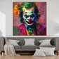 Wandbild Joker in leuchtender Pop Art