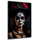 Wandbild La Catrina im Spitzenkleid