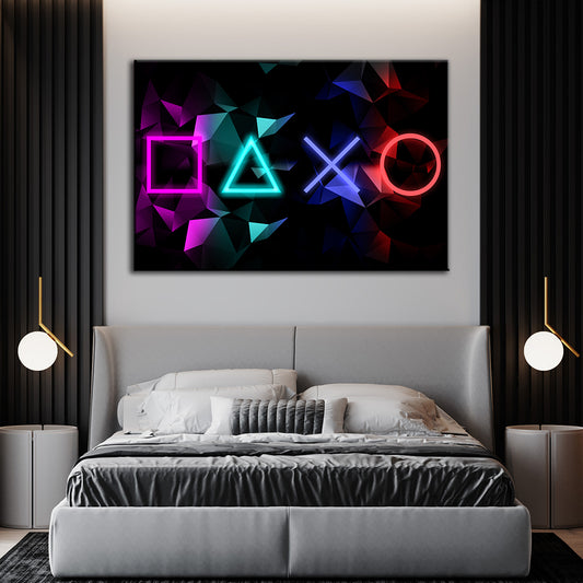 Wandbild Leinwand Pop Art Gaming Colour Style