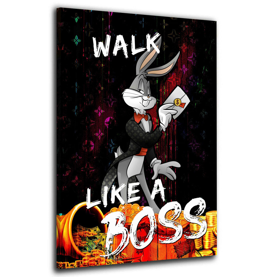 Bunny Pop Art Kunstwerk Wandbild