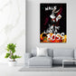 Bunny Pop Art Kunstwerk Wandbild
