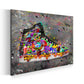 Wandbild Graffiti Street Art Sneakers, Schuh