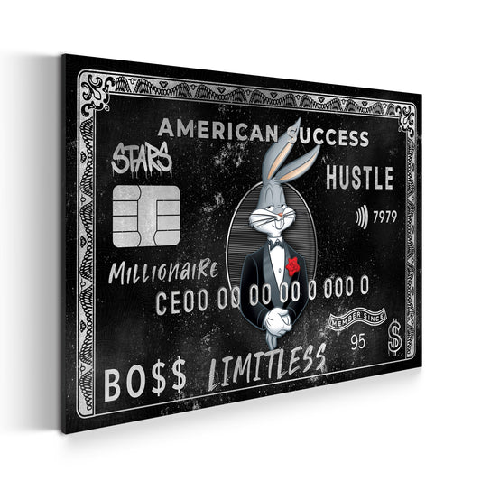 Wandbild Success Bunny