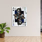 Wandbild Joker Karte