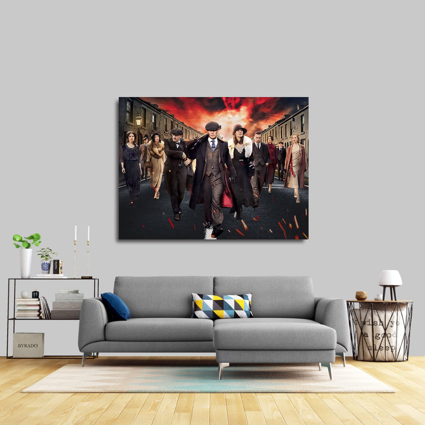Pop Art Peaky Blinders The Family Wandbild