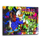 Duck Loving Money – Wandbild